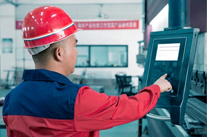 LCD-Display in der industriellen Maschine