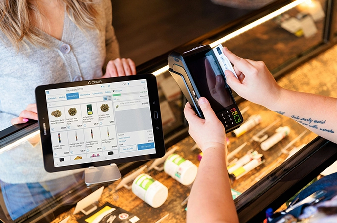 LCD-Anzeige im POS-System