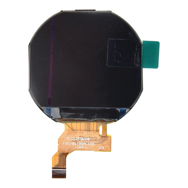 Volle Ansicht Winkel 1,22 Zoll 240x204 SPI Schnitts telle Rund LCD Display
